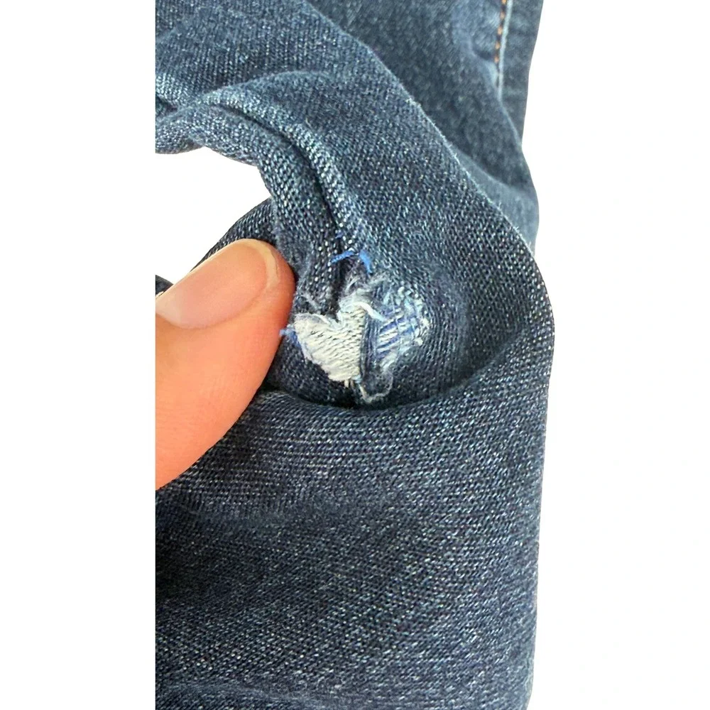 Gap Kids Boys Regular Stretch Slim Jeans Dark Wash Blue Size 10 Adjustable Waist
